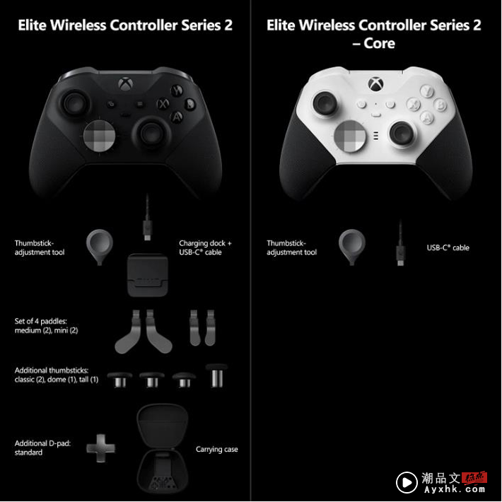 新手把 Xbox Elite 无线控制器 Series 2 轻装版上市！轻量化你的个人设定，却保持高度自由 数码科技 图2张